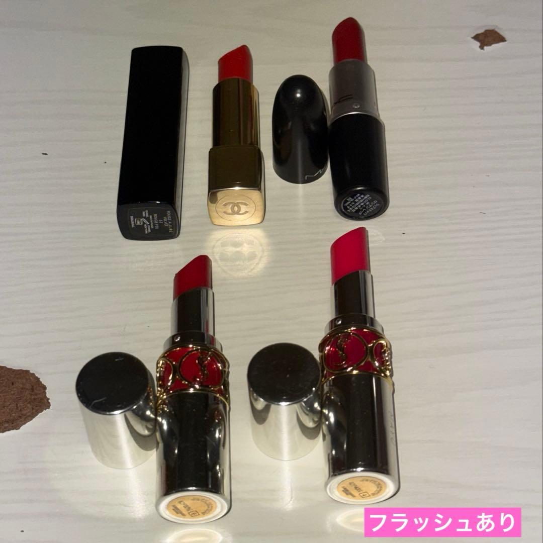 デパコス CHANEL イブサンローラン MAC リップまとめ売り - メルカリ