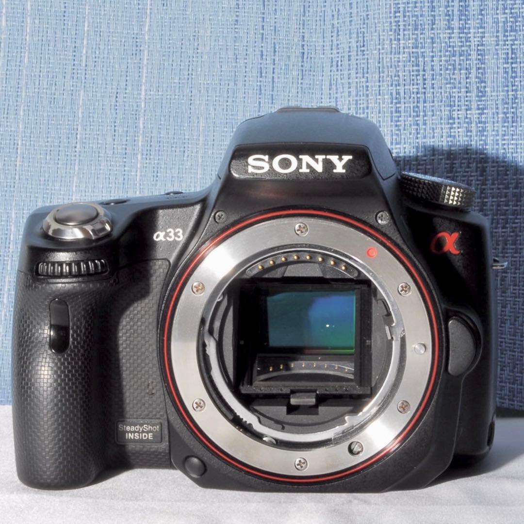 ♥️訳あり格安♥️SONY α33 標準レンズセット♥️スマホ転送 - メルカリ