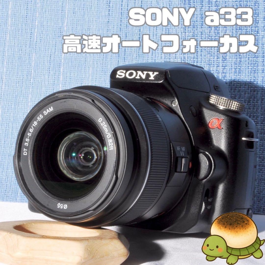 ♥️訳あり格安♥️SONY α33 標準レンズセット♥️スマホ転送 - メルカリ
