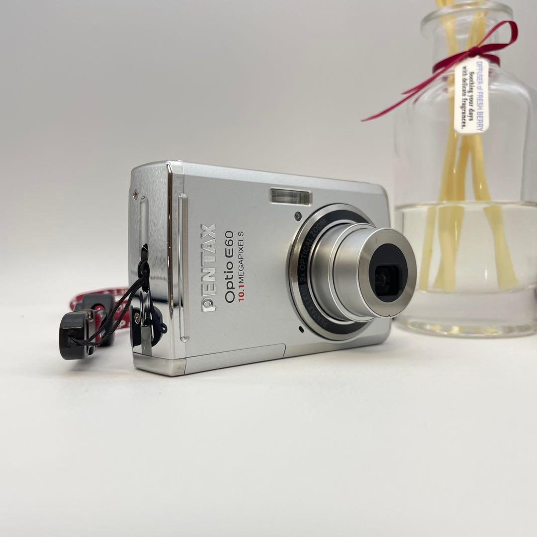 動作確認済✨PENTAX Optio E60✨スマホ転送OK 単三電池 可愛い