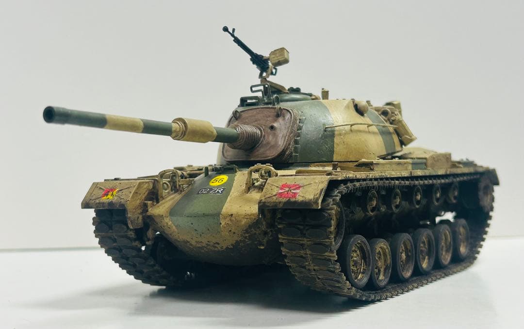 アカデミー 1/35 M48A5 完成品 戦車 模型 パキスタン