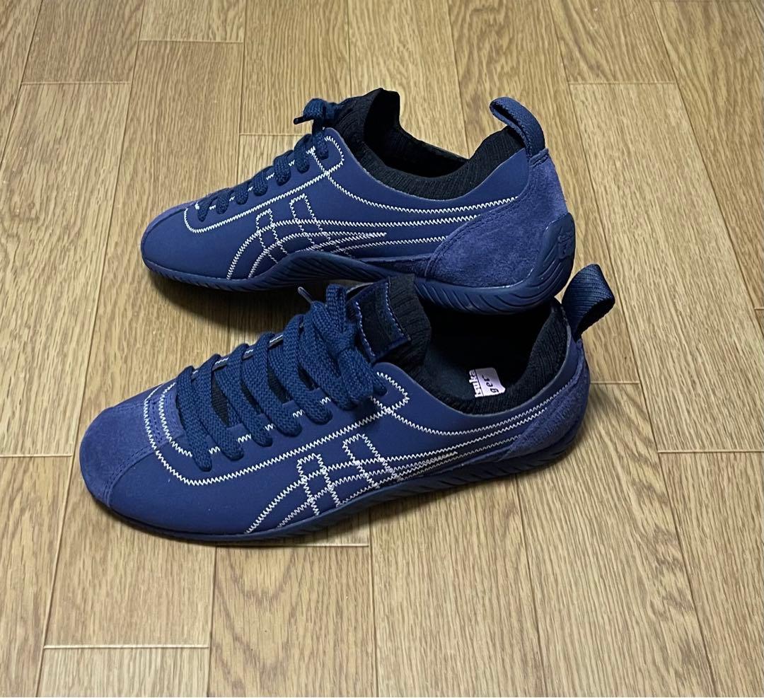 オニツカタイガーSCLAW ネイビー カジュアルシューズ24センチオニツカ