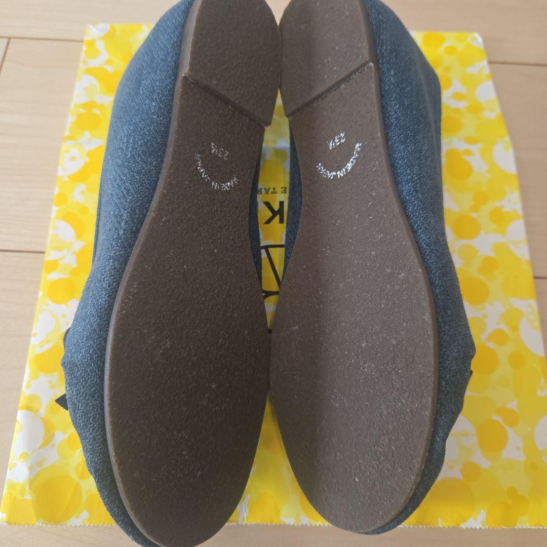 COULEUR VARIE バレエシューズ 23.5cm デニム 洗える靴