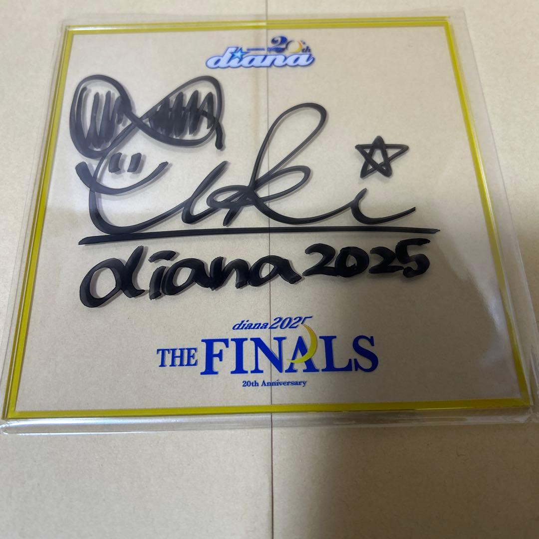 横浜DeNAベイスターズ diana ブラインド直筆アクリル色紙 AKI ②