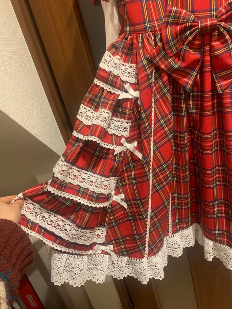 アンドロミオ タータンチェック柄ワンピース - メルカリ