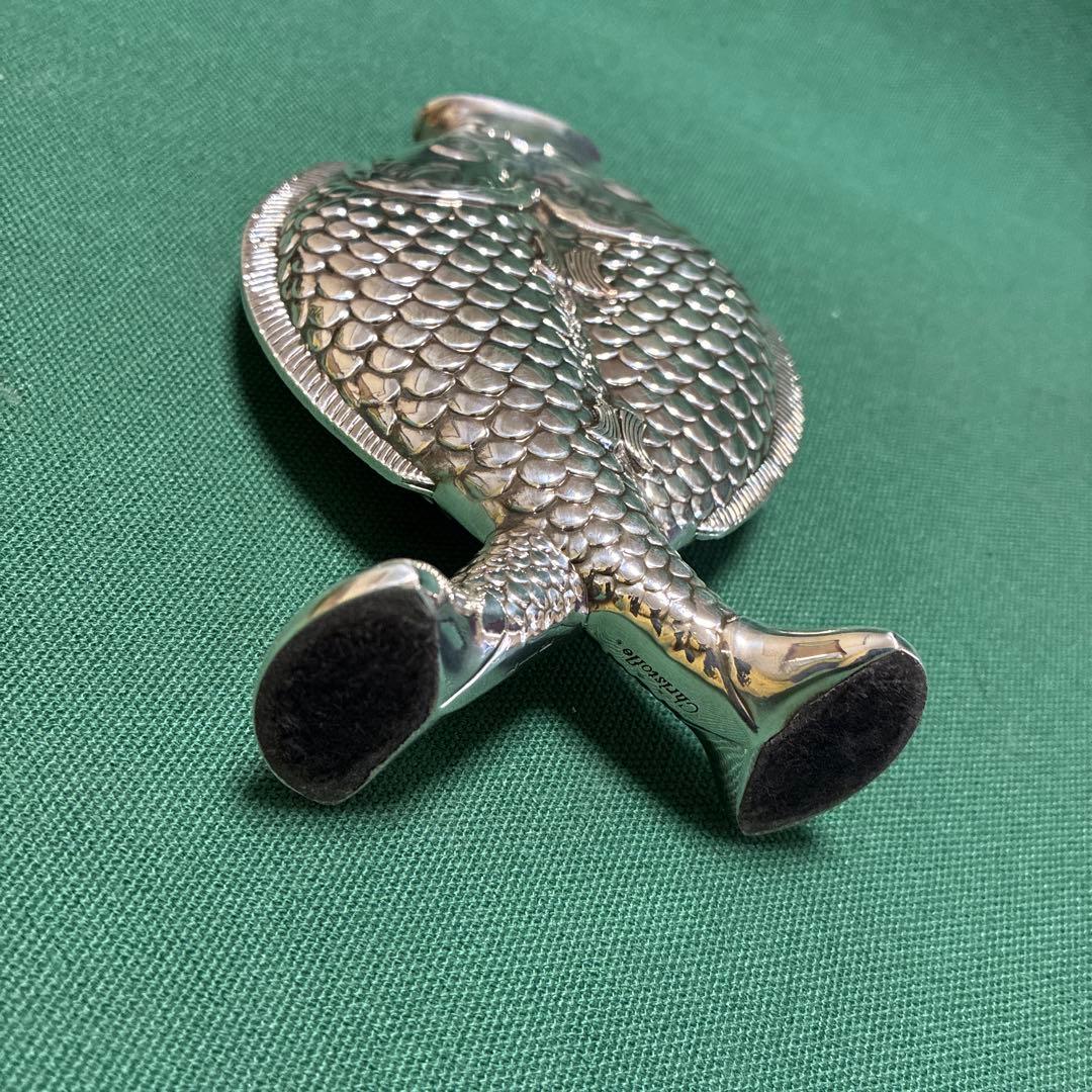 クリストフル 花瓶 two fish vase 魚 銀製品 - メルカリ