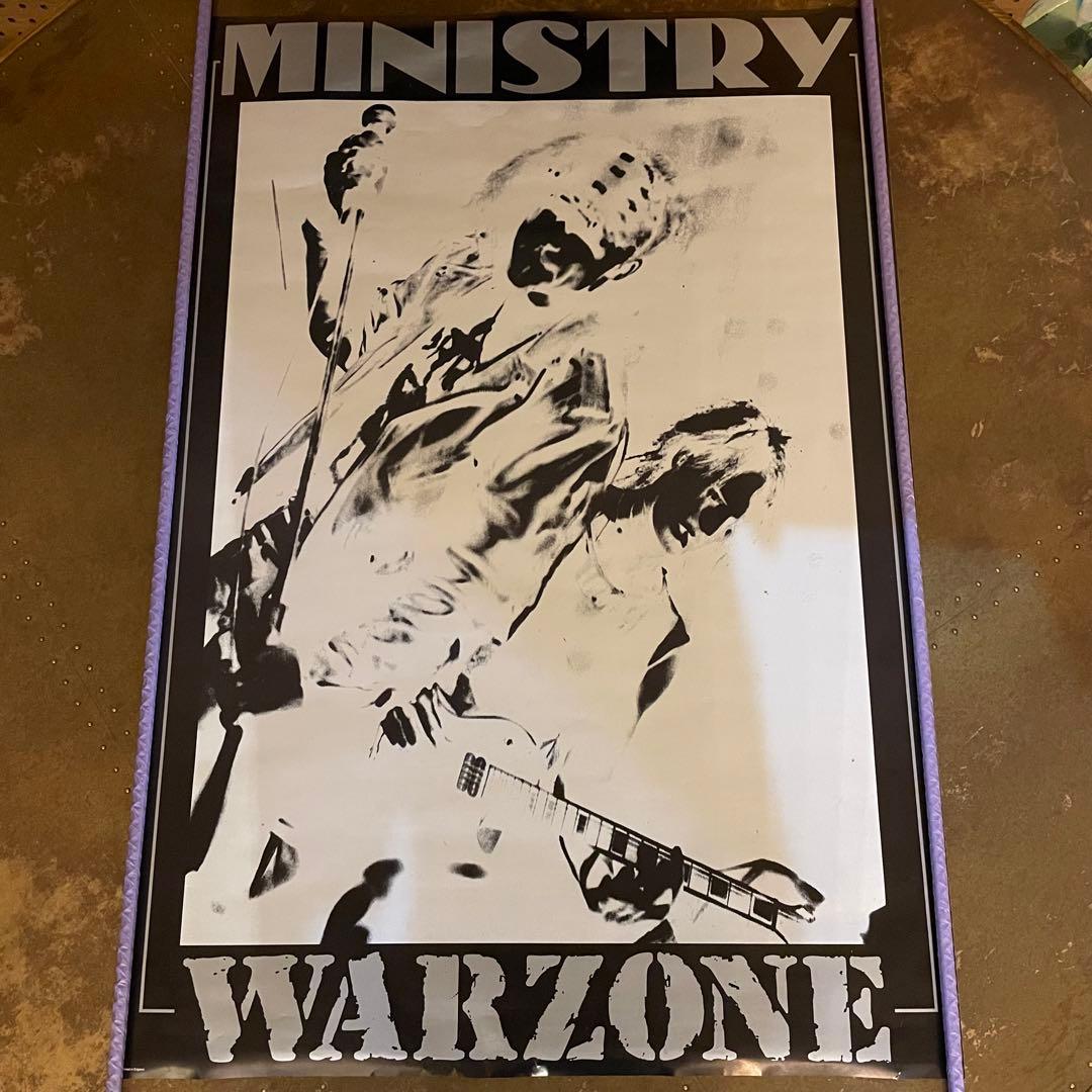 90s デッドストック MINISTRY 大判ポスター 90s デッドストック MINISTRY 大判ポスター 90年代あたりのMINISTRYの
