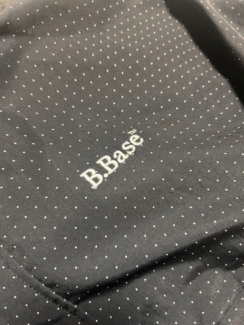 B.Base ブラック ドット柄 ナイロンテックアノラック Lサイズ - メルカリ