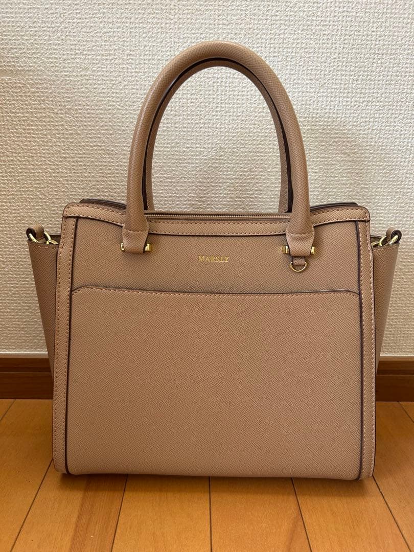 美品☆MARSLY マーズリー 痛バッグ ベージュ - メルカリ