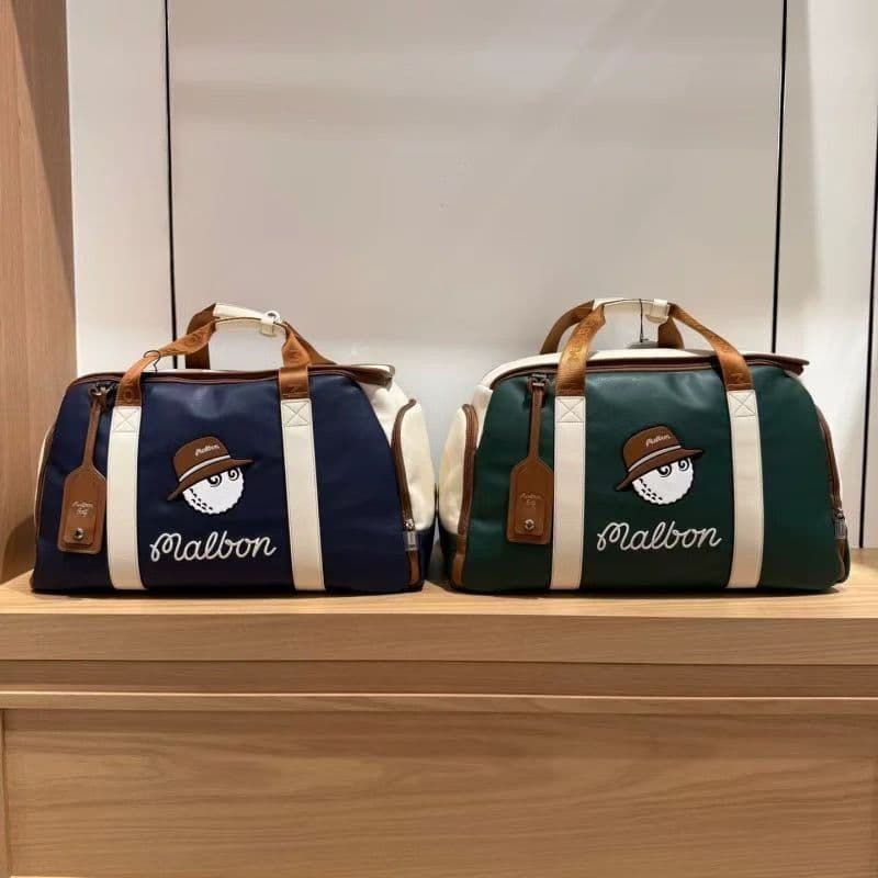 2色展開○マルボンゴルフボストンバッグネイビー - メルカリ