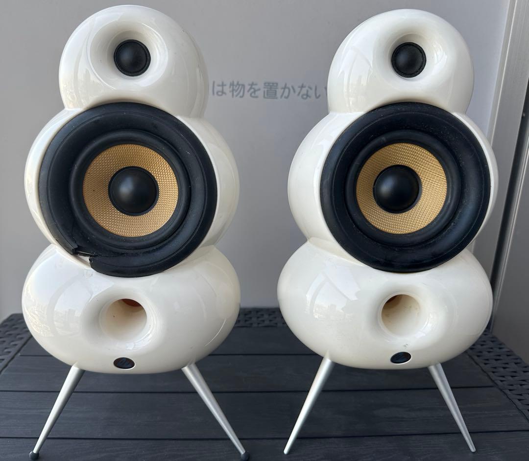 スキャンダイナ ミニポッド スピーカー ペア ホワイト ブルールーム デンマーク Scandyna minipod スピーカー ペア | SwingAudio Shop