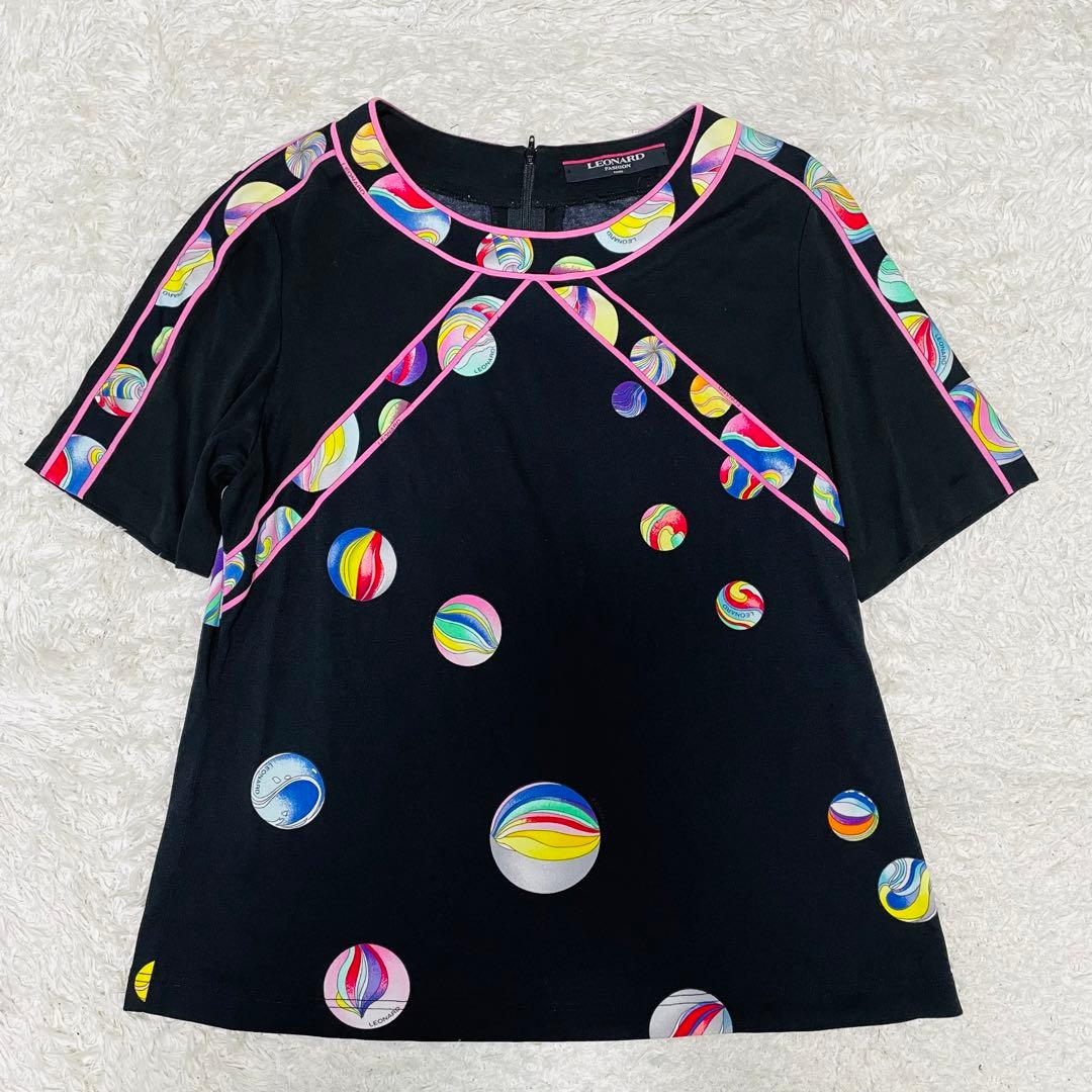 希少LLサイズ✨大きいサイズ◇美品✨レオナール カンカン アンサンブル