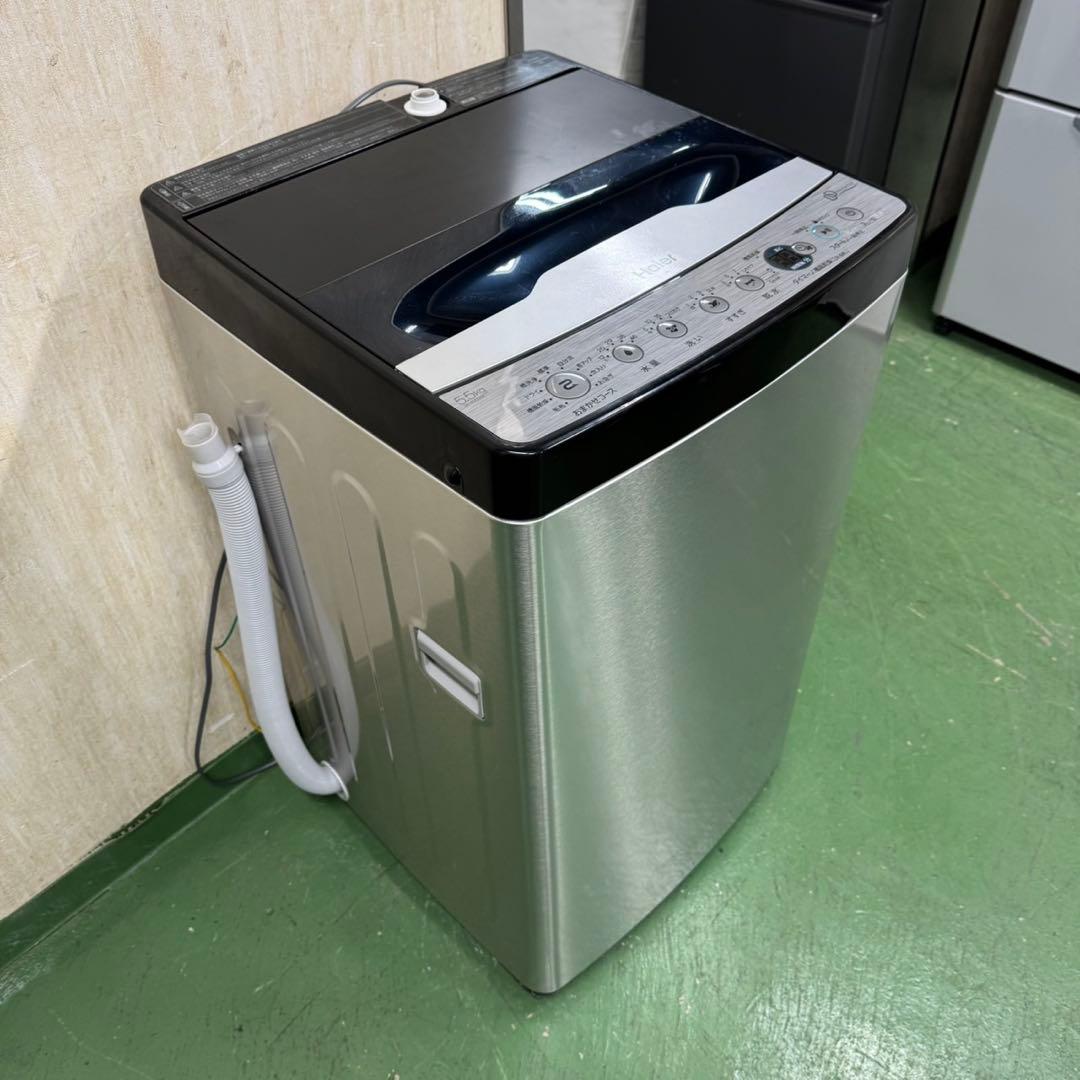 157★2024年製★ハイアール　洗濯機　5.5KG ステンレス　インバーター
