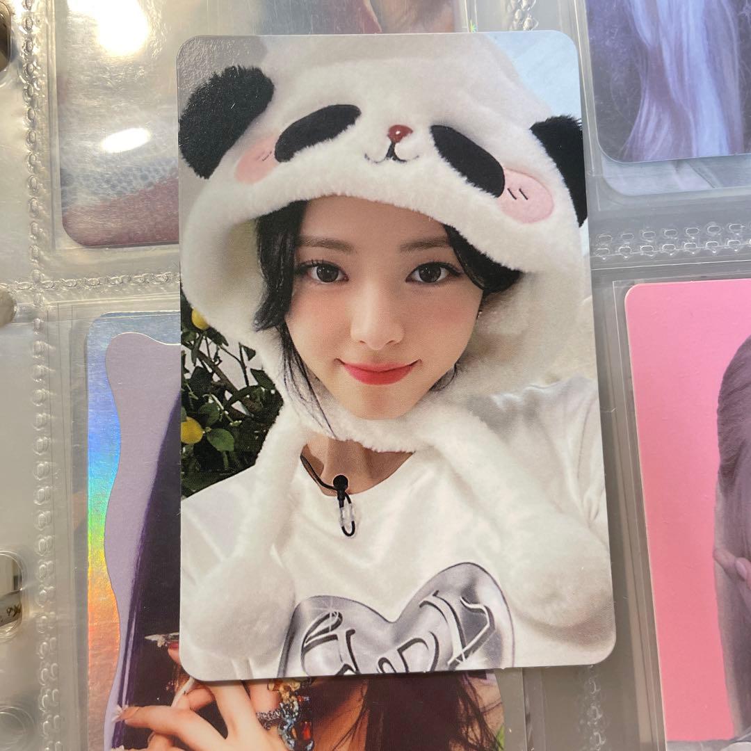 itzy ユナ トレカ パンダ 特典 makestar ② - メルカリ