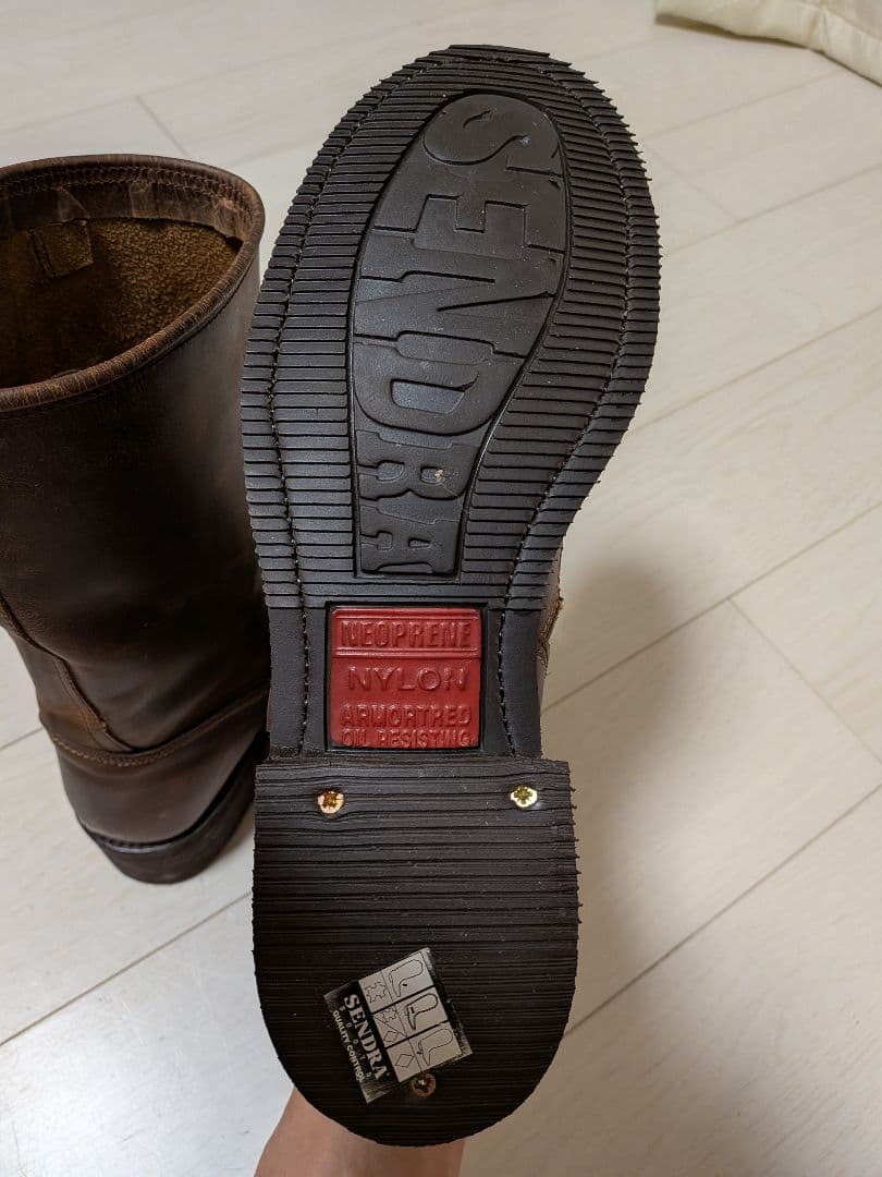 センドラ　エンジニアブーツ　ベッカム愛用モデル　27.5cm