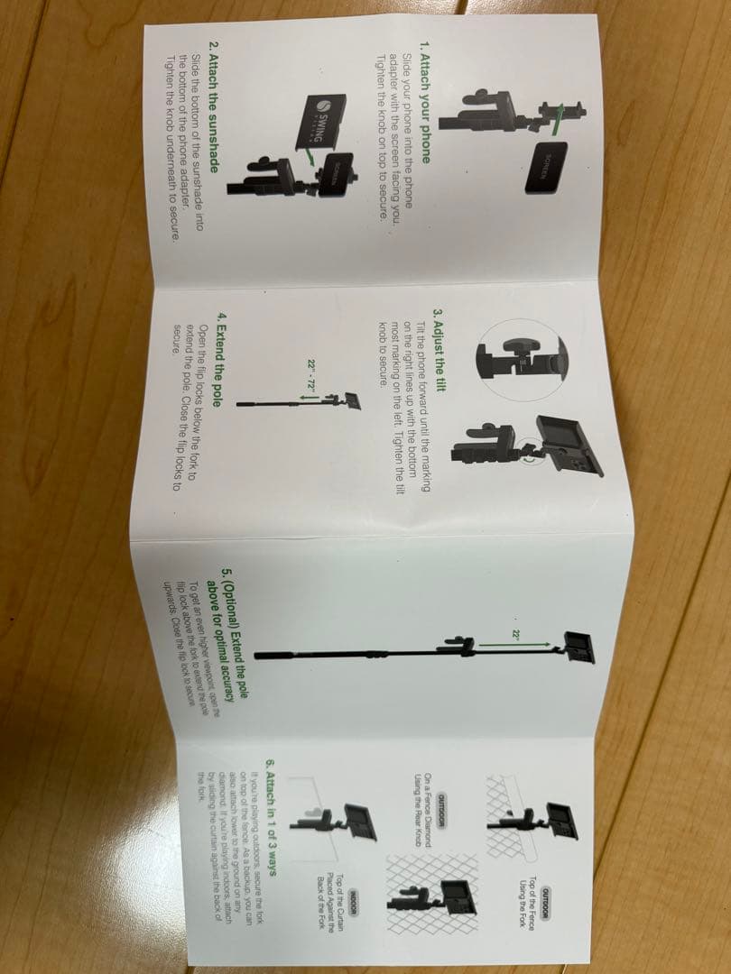 Swing Stick SwingVisionアプリのテニス撮影用一脚 - メルカリ