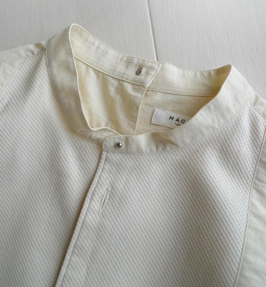 美品 トゥモローランド マカフィー 2,3万 バンドカラー上品ブラウス