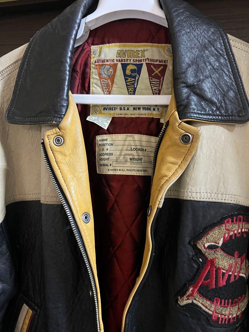 AVIREXアビレックスSioux Chiefs レザー ジャケット - メルカリ