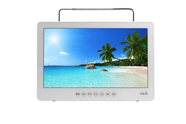 防水14インチフルセグDVD 防水レベルIPX7高い防水性能、キッチンやお風呂等