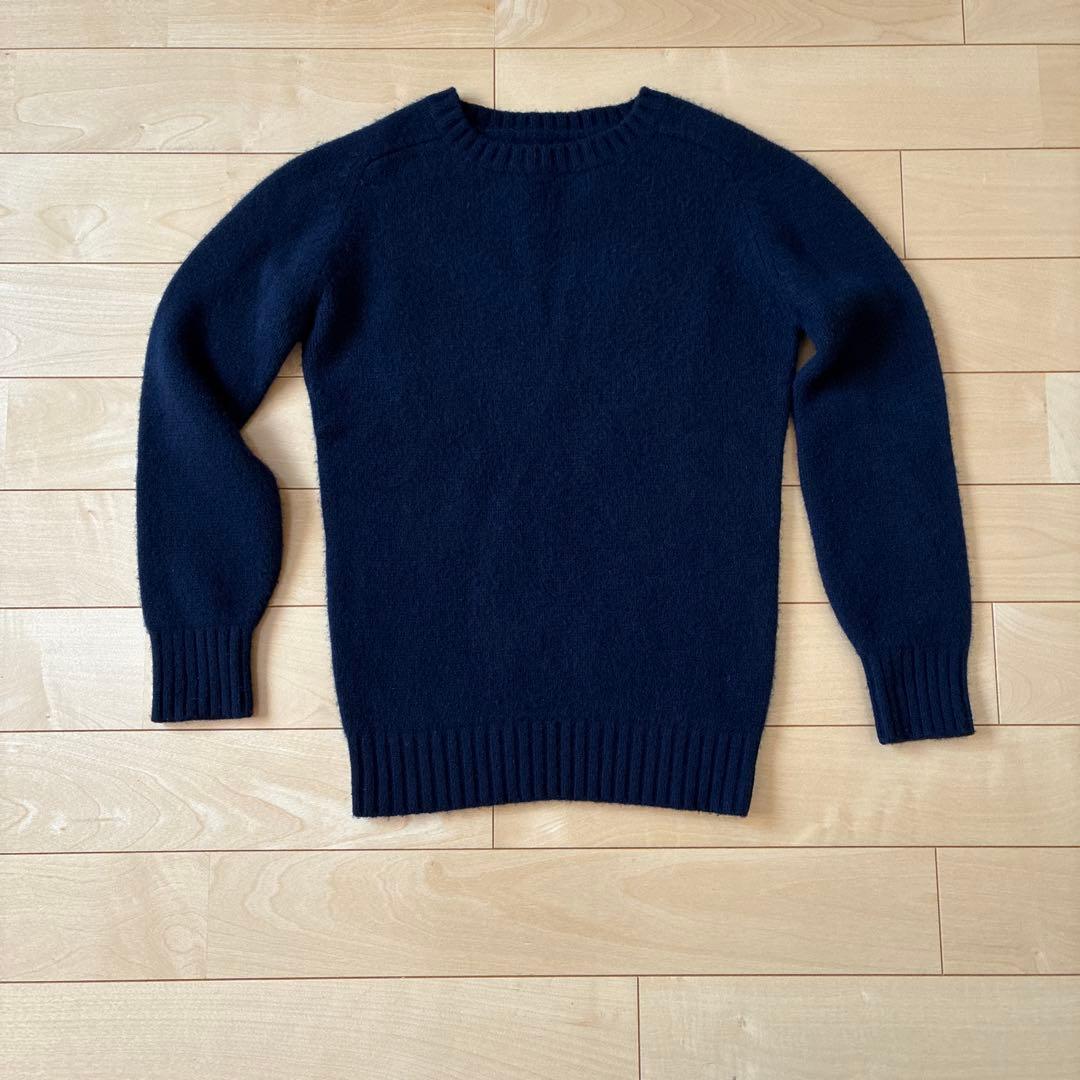 田中さんのセーター arrow57 C.Shetland XSサイズ ネイビー
