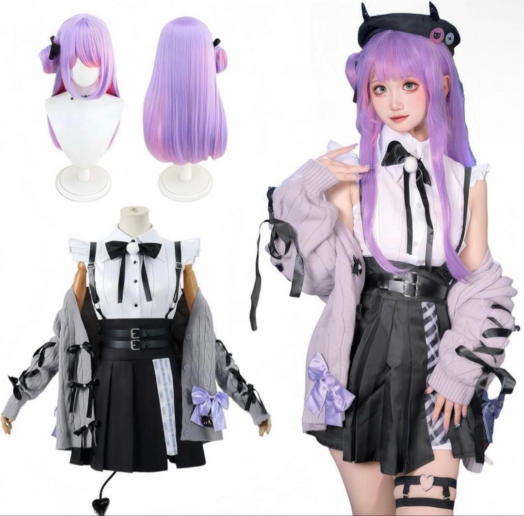 ホロライブ 常闇トワ コスプレ 衣装 ウイッグ 3種類 - メルカリ