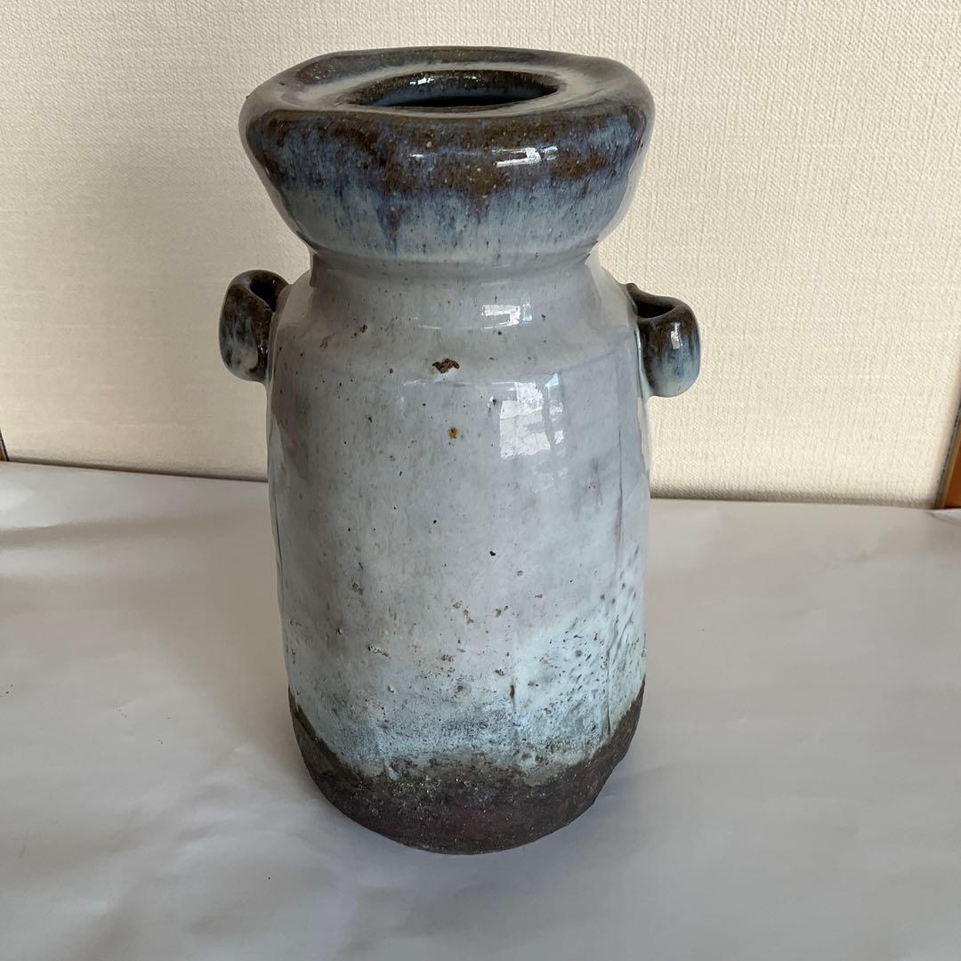 岡田裕作　萩耳付花入 岡田 裕 茶陶展 －萩に生きる－ | 柿傳ギャラリー