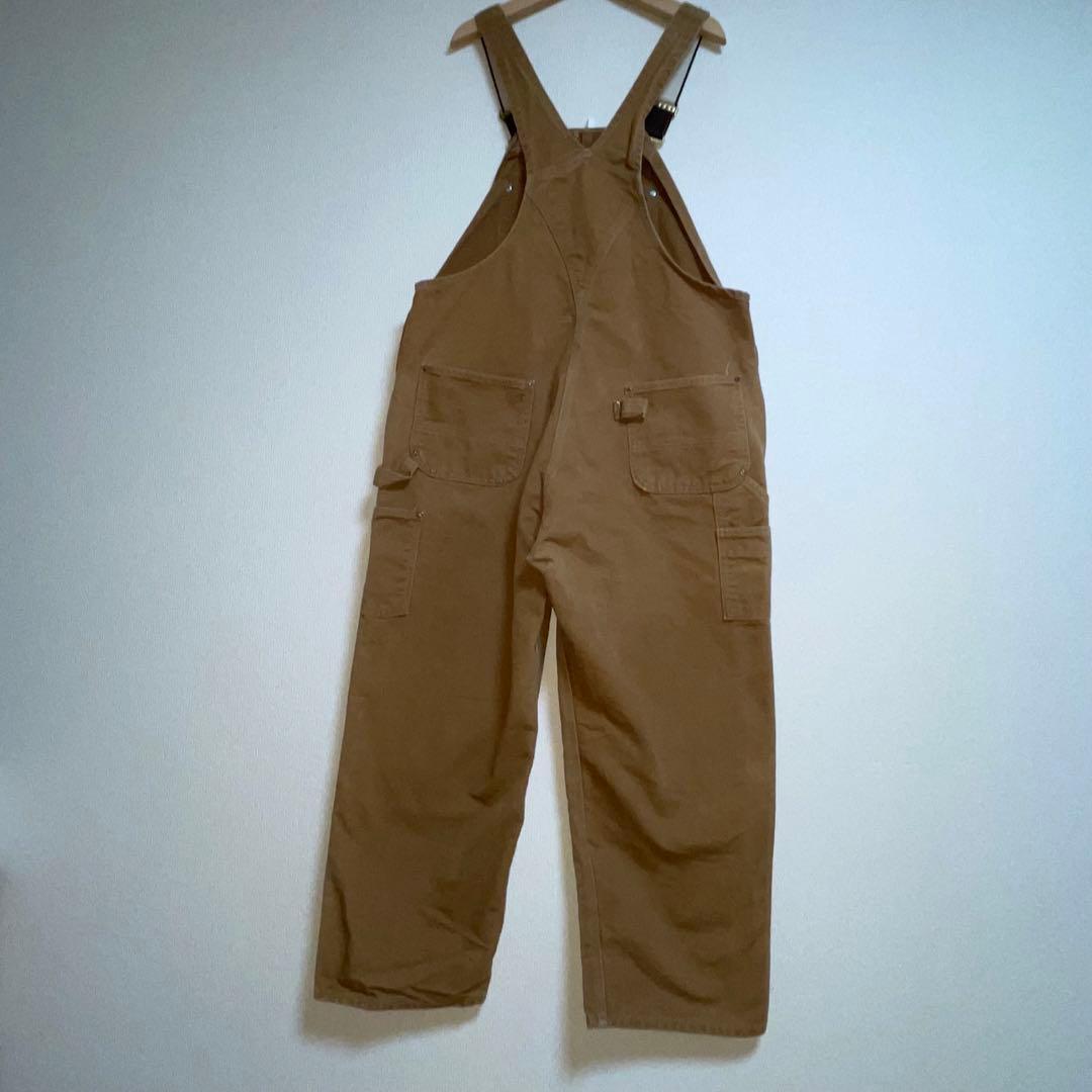 ベ*パ様 《ワンポイントロゴ》Carharttカーハートダブルニーオーバーオール