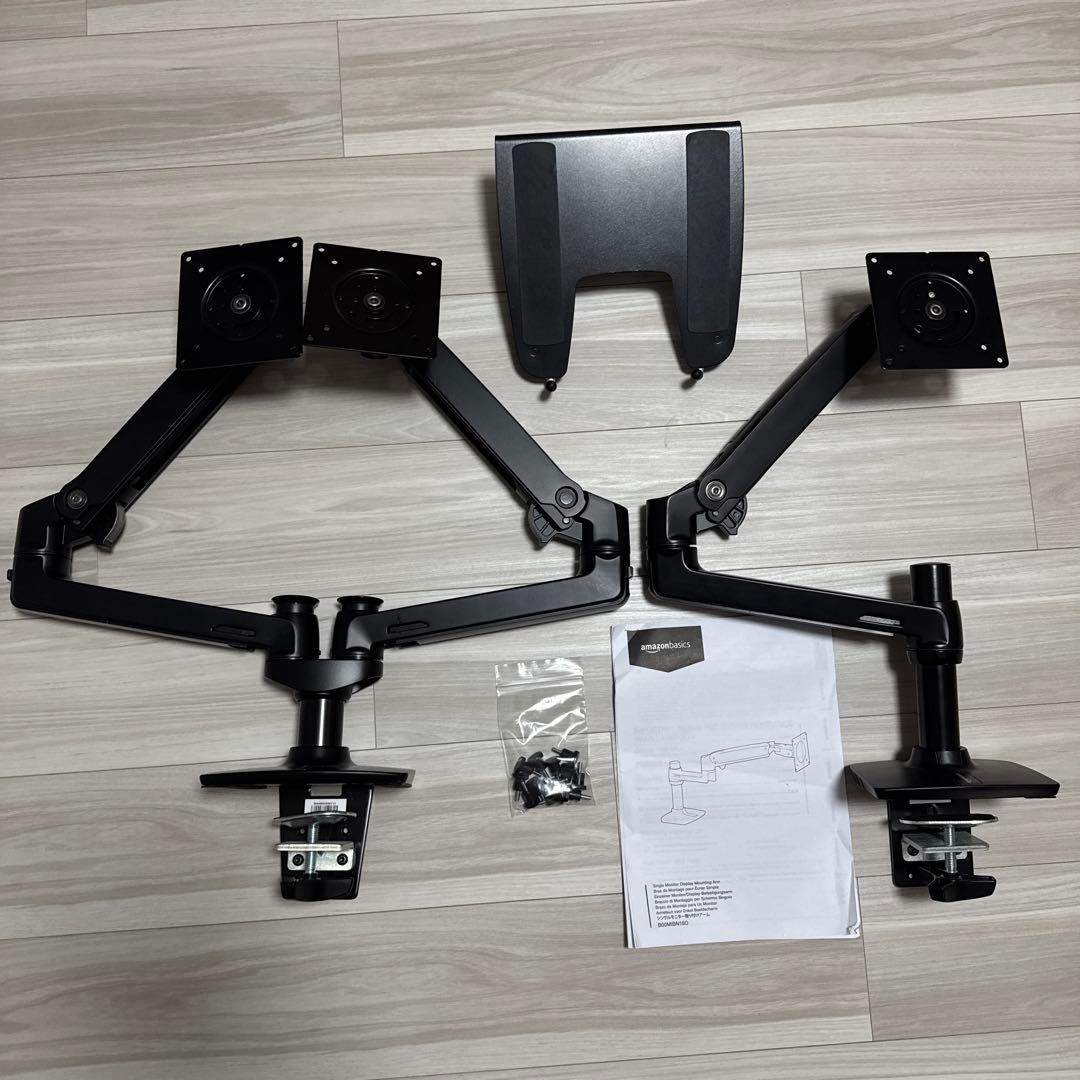【エルゴトロンOEM】Amazonベーシック モニターアーム セット Amazonベーシック モニターアーム レビュー 【信頼のエルゴトロンOEM製