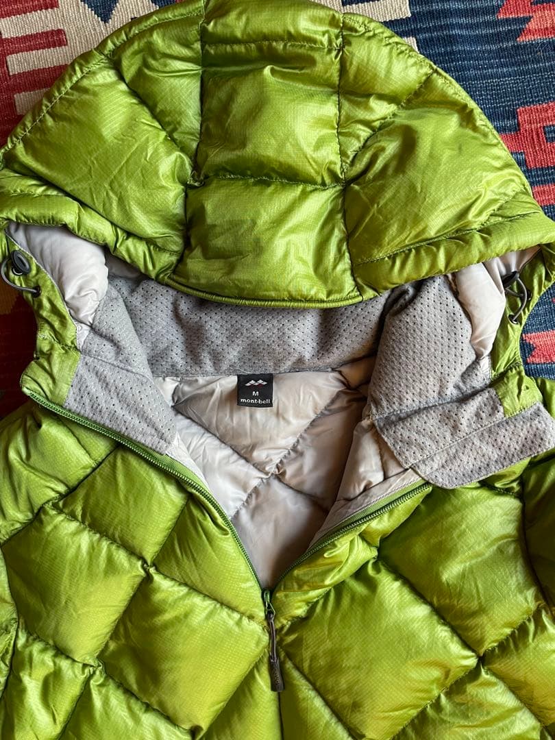 90s mont-bell ダウンジャケット ダイヤ柄 sk8 y2k テック - メルカリ