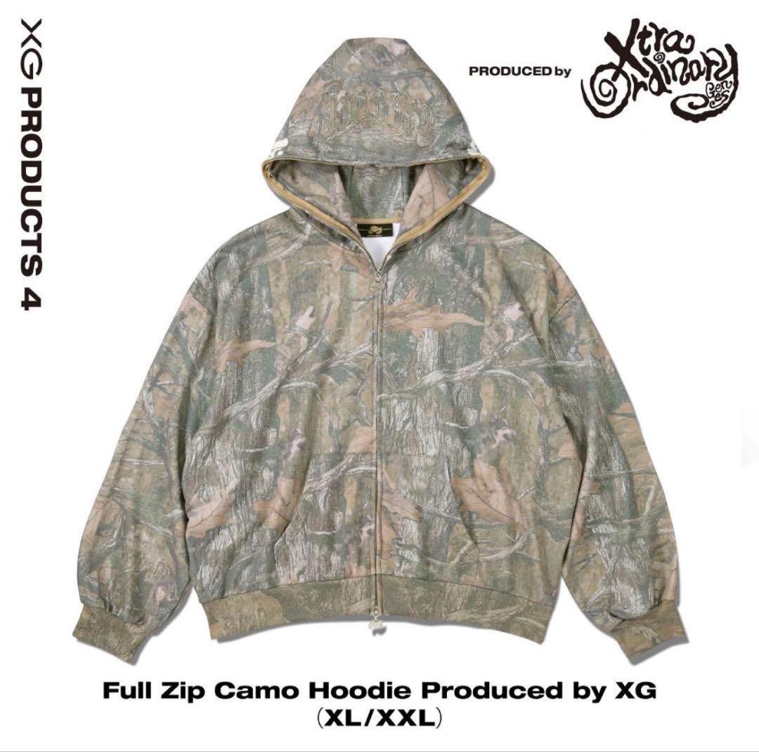 その他 Full Zip Camo Hoodie Produced by XG XXL Full Zip Camo Hoodie Produced by XG – XGALX OFFICIAL SHOP