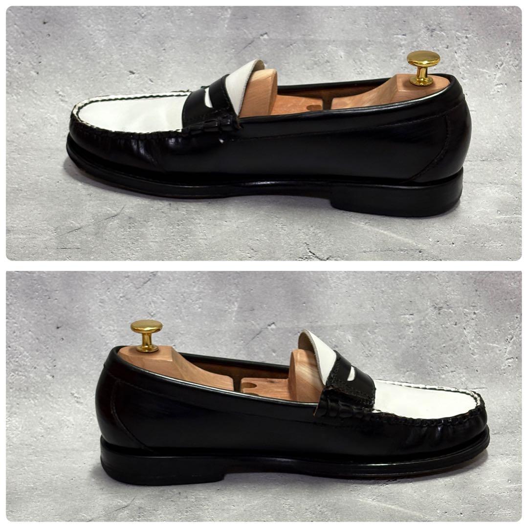 ジーエイチバス　G.H.Bass　革靴　ローファー　バイカラー　42