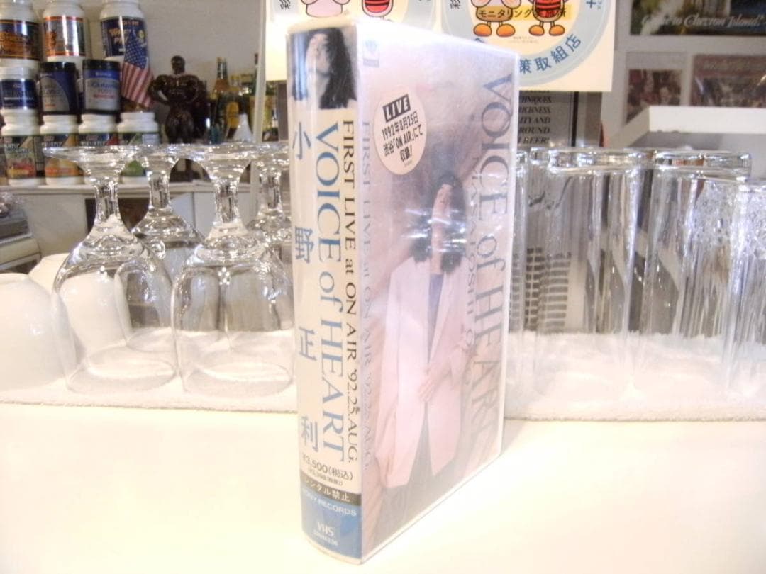 未開封★廃盤VHS★昭和レトロ★90年★アイドル全盛期★小野正利 ライブ ビデオ