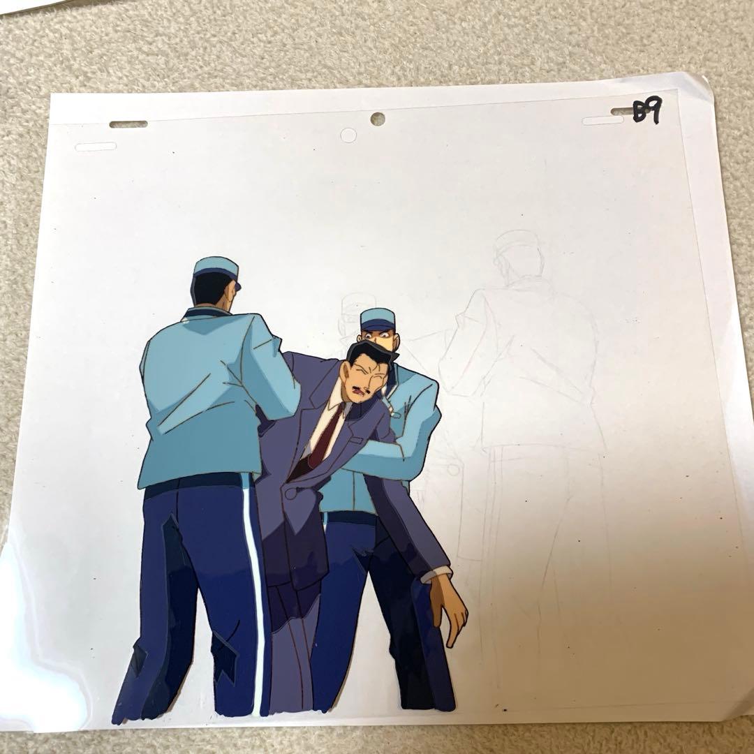 激レア資料】名探偵コナン セル画 2枚セット（毛利小五郎）制作指示