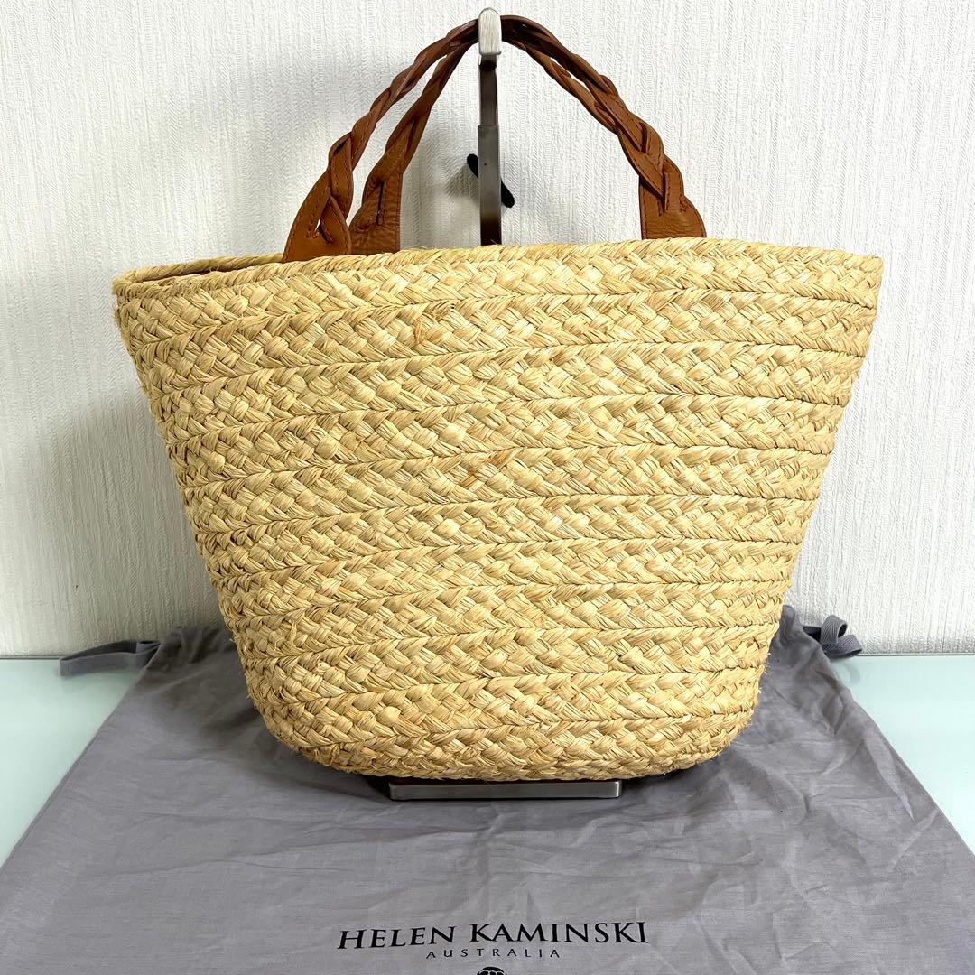 良品】ヘレンカミンスキー Marhianna S ラフィア トートバッグ - メルカリ