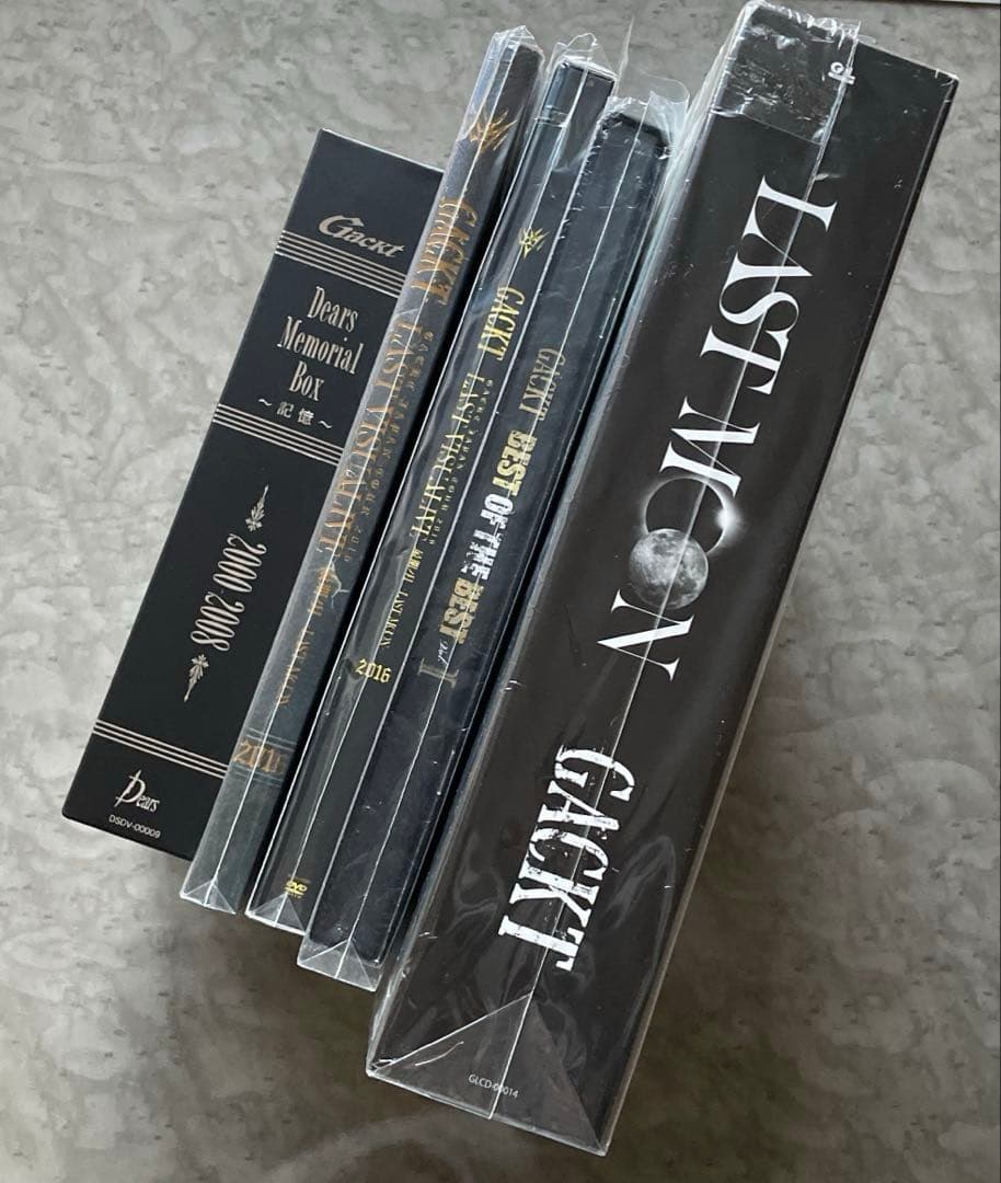 GACKT】JAPAN TOUR メモリアルボックス BEST 5点まとめ売り