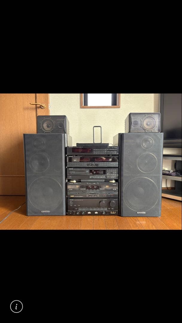 マニア・早い者勝ち！ レアーKENWOOD ミニコンポ ・コードスピーカー