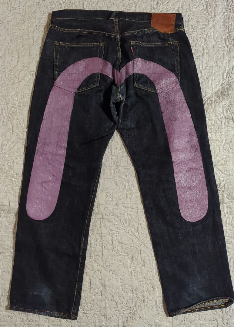 evisu　ジーンズ　日本製　2000　w38 ビッグカモメ　濃紺　ヤマネ　山根 evisu ジーンズ 日本製 2000 w38 ビッグカモメ 濃紺 ヤマネ 山根