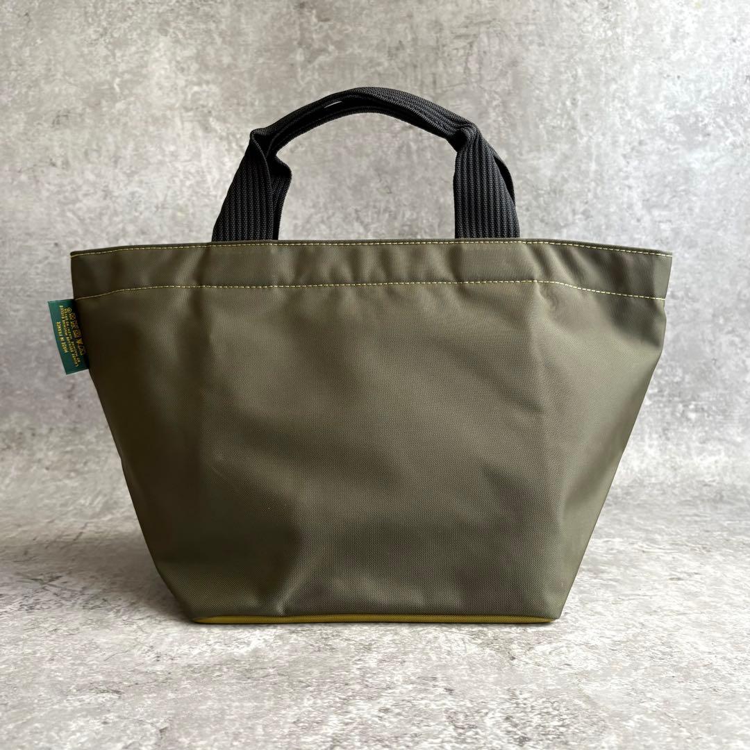 マヤコバ様】エルベシャプリエ 舟型 トート ハンドバッグ 1027N カーキ