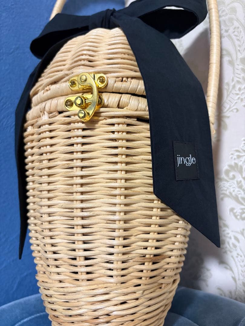 一度のみ使用】GIRLISH ガーリッシュ jingle どんぐりラタンバッグ