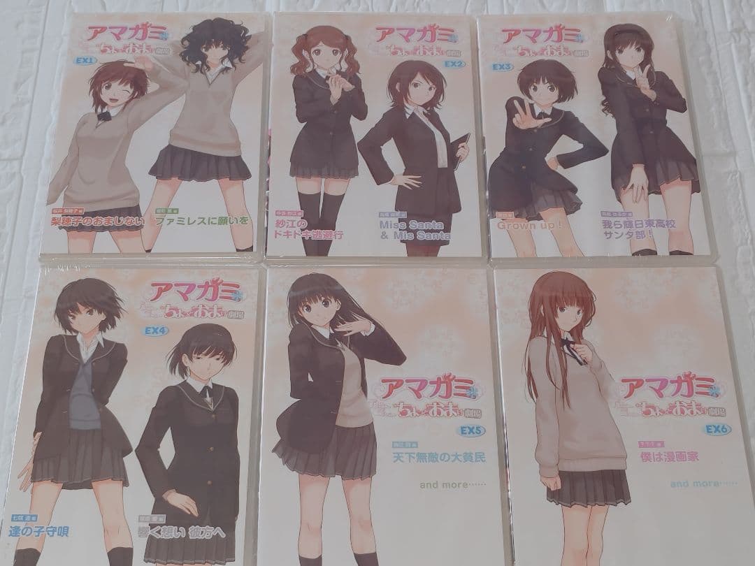 TECH GIAN付録 未開封品「アマガミ ちょっとおまけ劇場」6巻セット