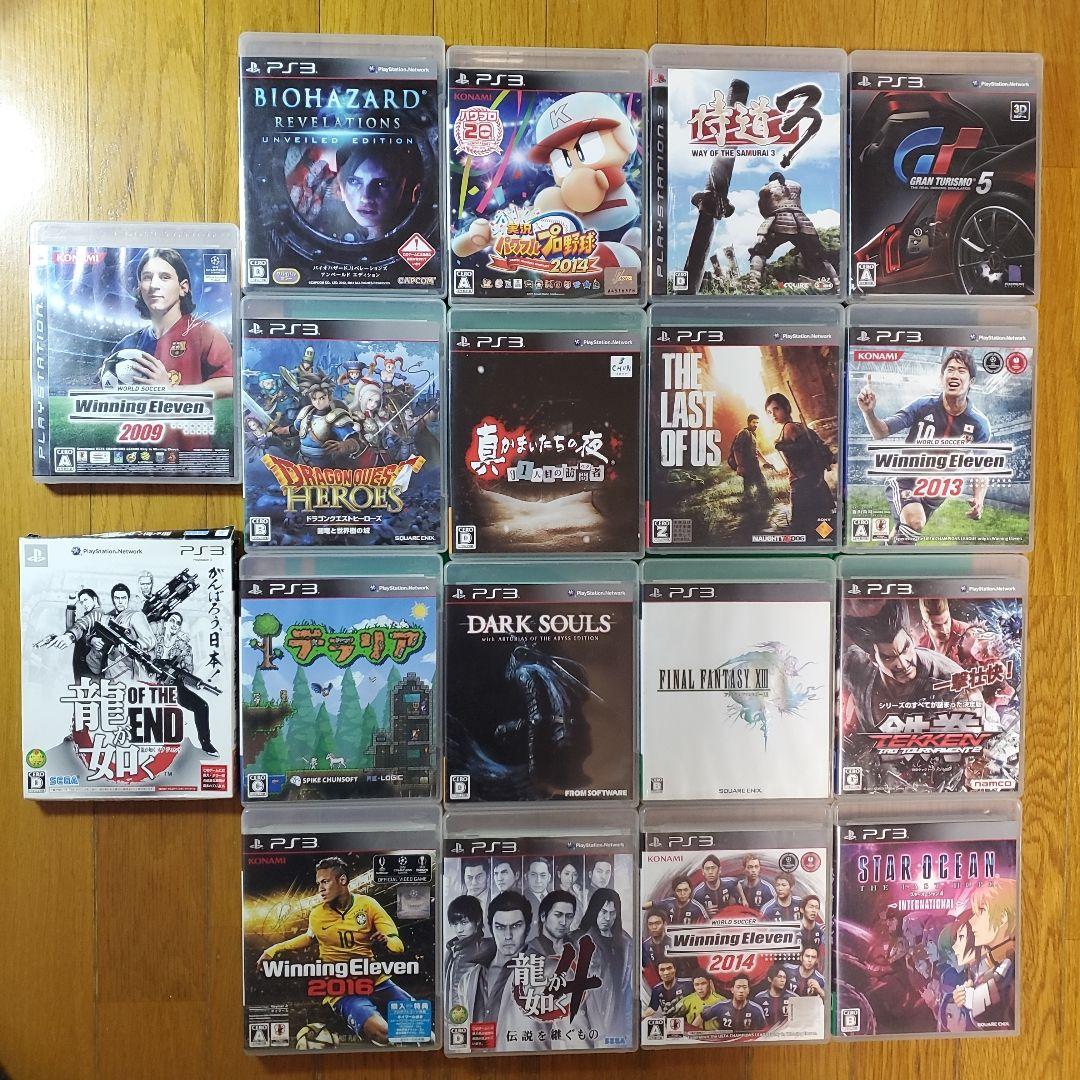 レトロ品 ゲームソフト PS3パッケージ版ソフト まとめ売り 17本セット