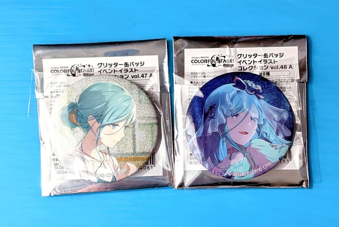 プロセカ 日野森雫 グリッター缶バッジ vol.47A 48A 2点セット - メルカリ