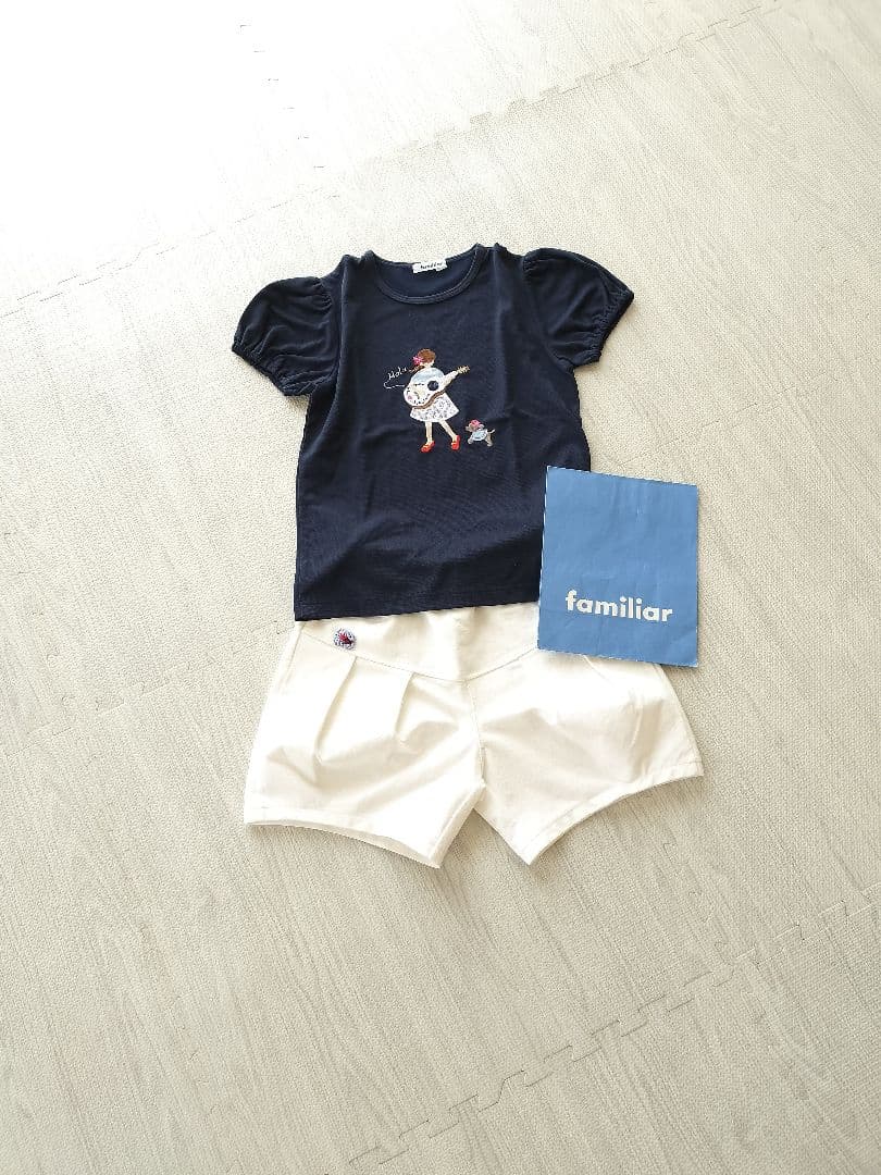 familiar ネイビー Tシャツ ショートパンツ セット タックショートパンツ | その他パンツ | NOELA OFFICIAL WEB STORE