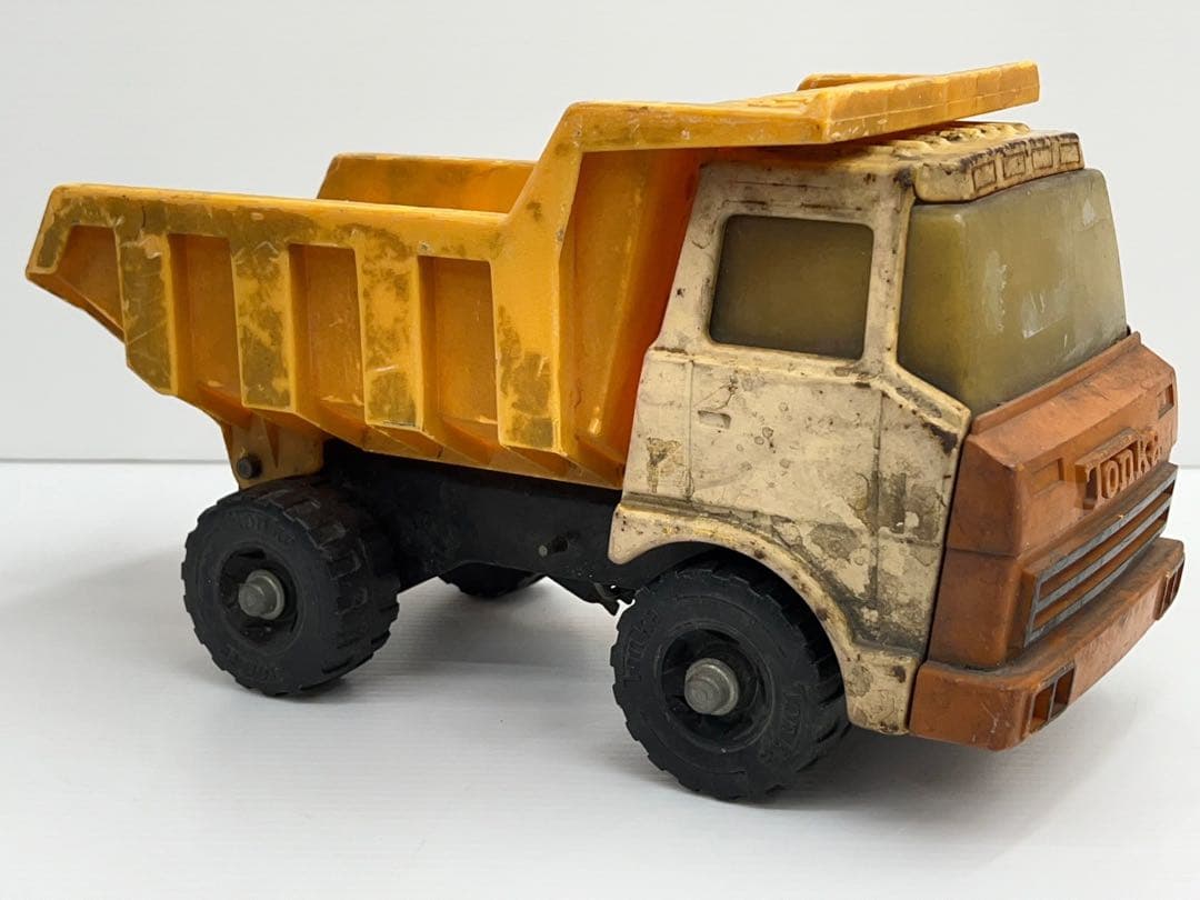 希少1985年 バンダイ 古品 Tonka トンカ ダンプトラック 玩具 昭和