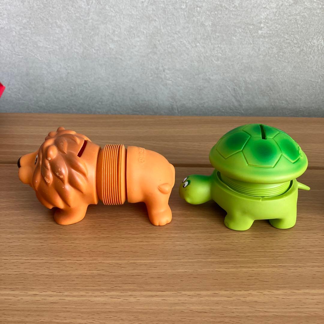 富士銀行 ソフビ 貯金箱 のびのび 8種 レトロ バラ売りOK