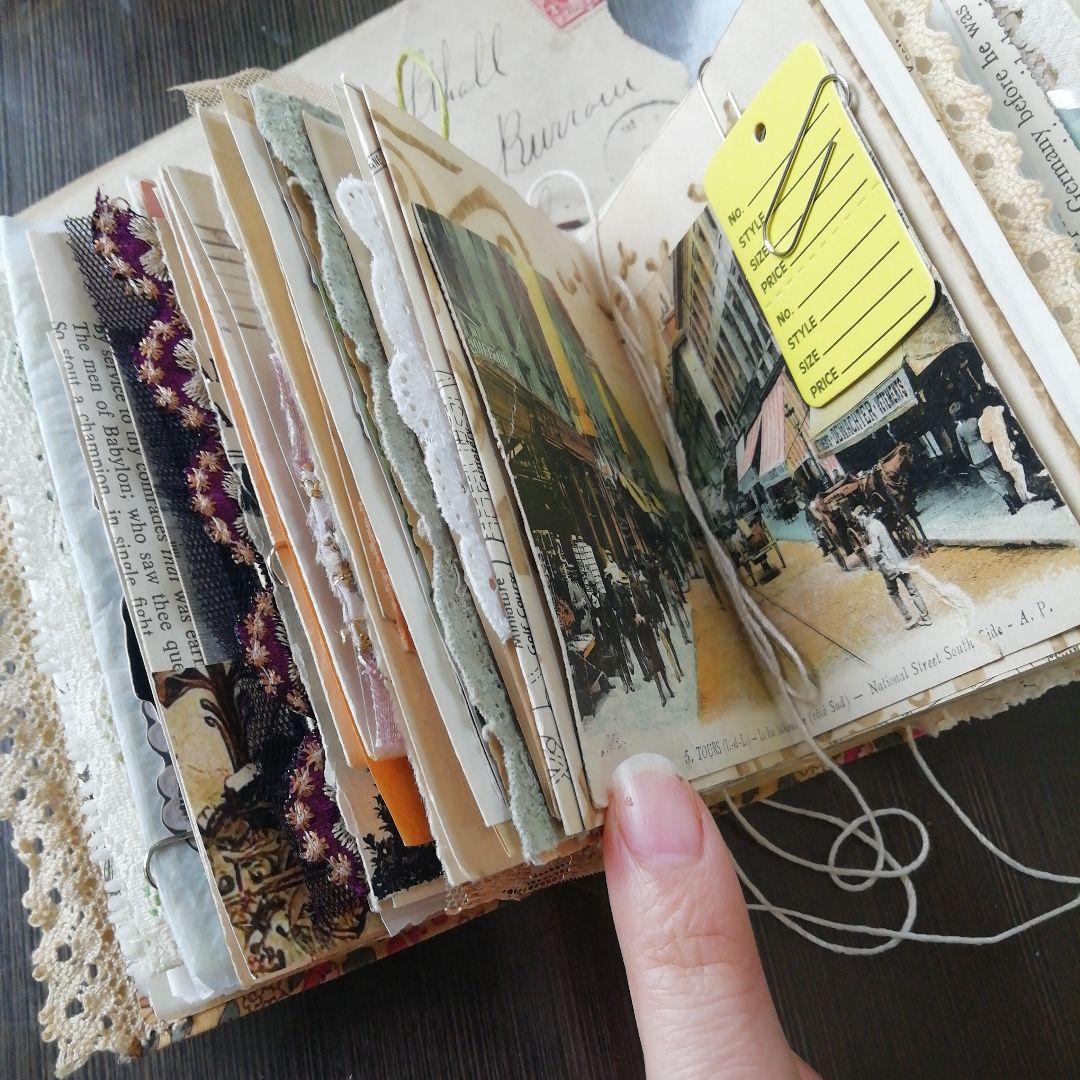 小さくて分厚いジャンクジャーナル 雑記帳 ヴィンテージ - メルカリ