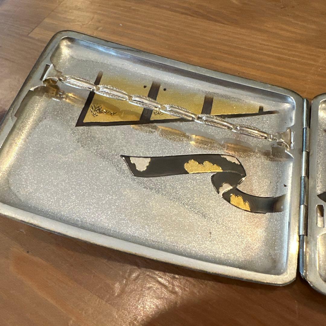 silver 950刻印 煙草入れ シガレットケース 骨董古美術 光夫刀 春画