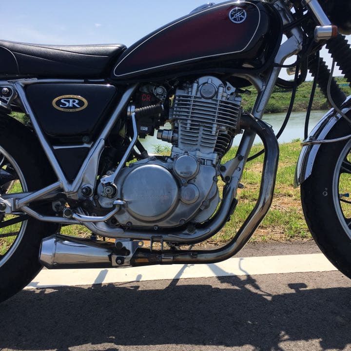 ヤマハ SR400 SR500 ベルトラン メガホン ショート マフラー - メルカリ