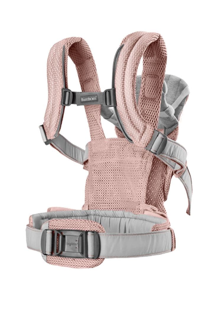 メッシュ素材 ピンク 抱っこひも #ピンク#女の子#箱付き#おしゃれ OMNI