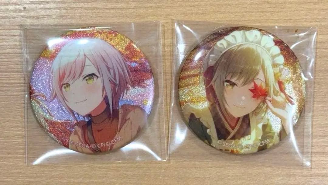 プロセカ グリッター缶バッジ 47C 48C 日野森志歩 - メルカリ